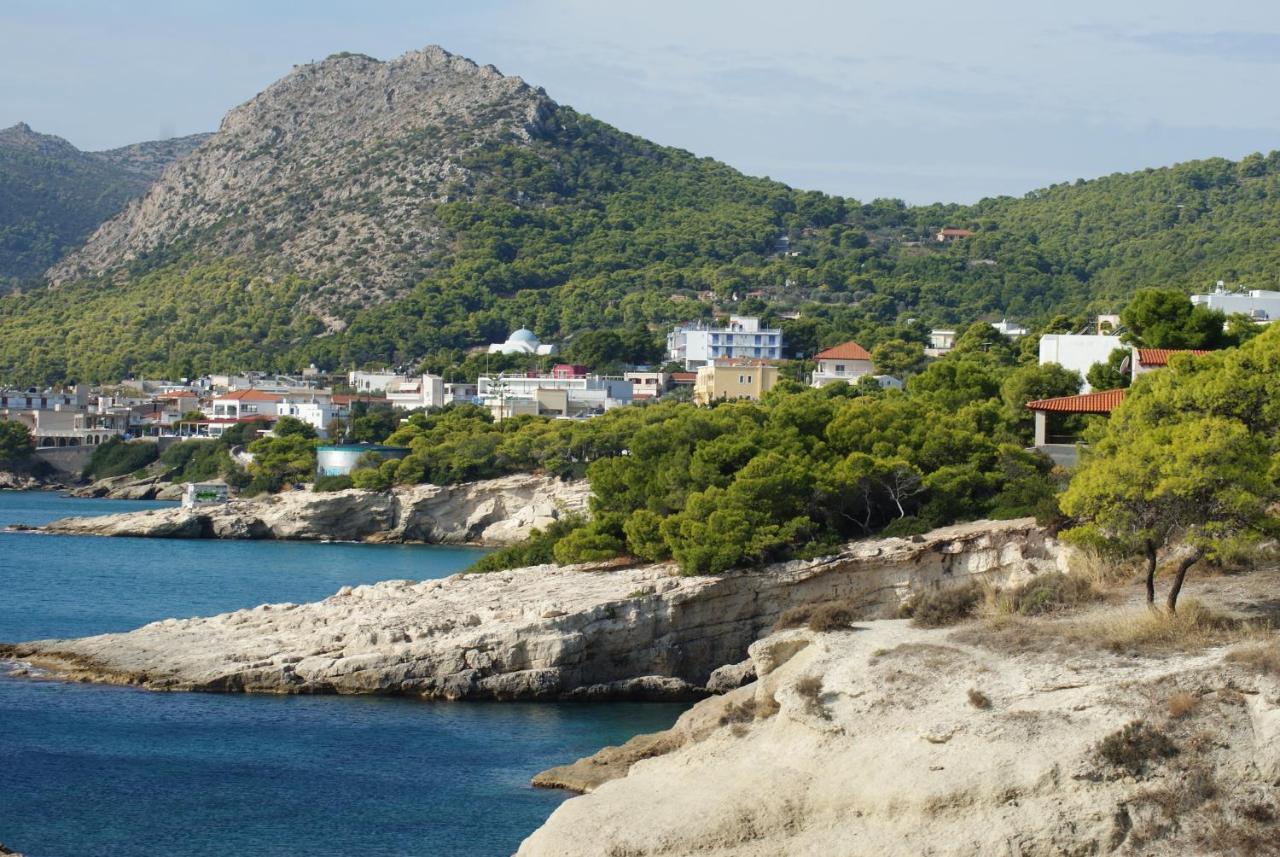 Kavos Bay Seafront Hotel Agia Marina  ภายนอก รูปภาพ